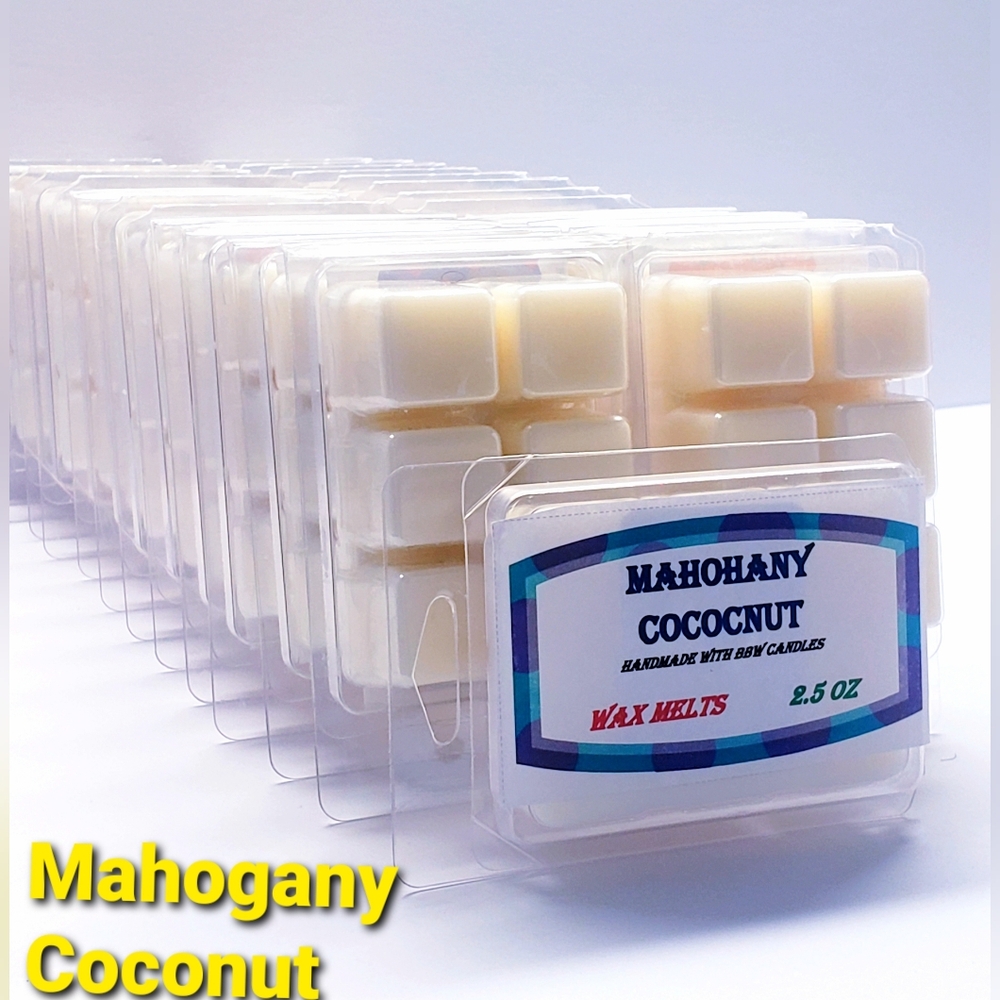 MAHOGANY COCONUT -Bath & Body Works Candle Wax Melts- $8 per pack